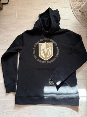 NWT NHL Vegas Golden Knights Black & Gold Hooded Pullover